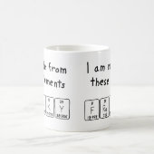 Franky periodic table name mug (Center)