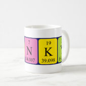Franky periodic table name mug (Front Right)