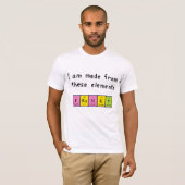 Franky periodic table name shirt (Front Full)