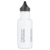 Franky periodic table name water bottle (Right)