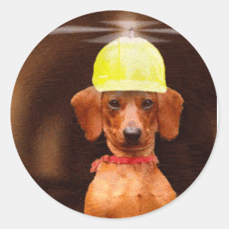 Franky The Flying Dachshund Sticker