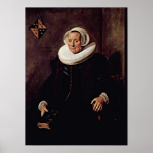 Frans Hals - Wife of Pieter Jacobsz Poster