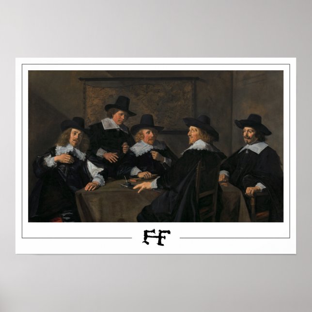 Frans Hals Zedign Art Poster #66 (Front)