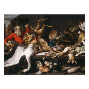 Frans Snyders - Still Life with Dead Game, Fruits, Photo Print
