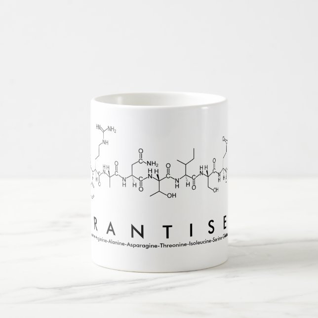 Frantisek peptide name mug (Center)