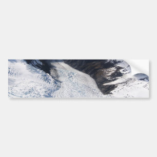 Franz Josef Glacier Aerial View, New Zealand Bumper Sticker