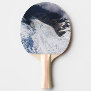 Franz Josef Glacier Aerial View, New Zealand Ping Pong Paddle