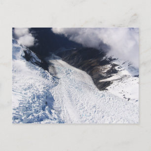 Franz Josef Glacier Aerial View, New Zealand Postcard