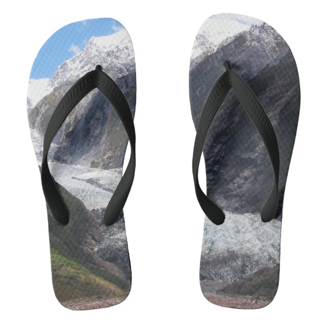 Franz Josef Glacier, New Zealand Flip Flops (Footbed)