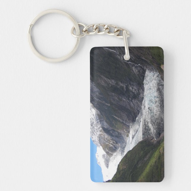 Franz Josef Glacier, New Zealand Key Ring (Front)
