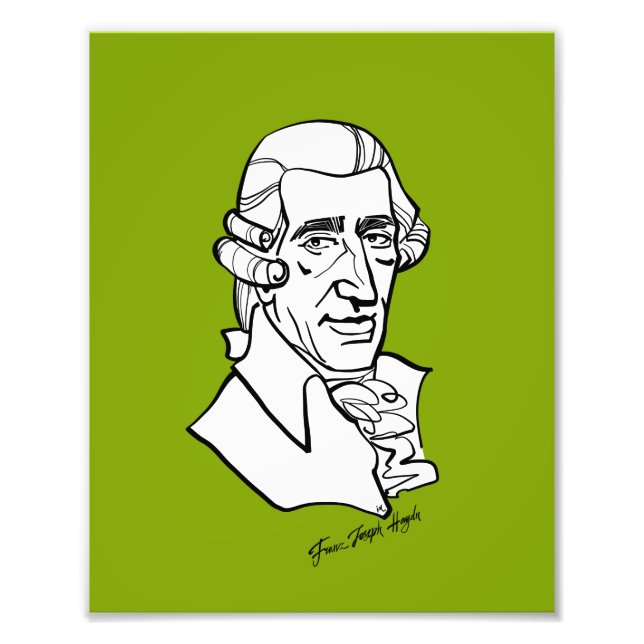 Franz Joseph Haydn Photo Print (Front)