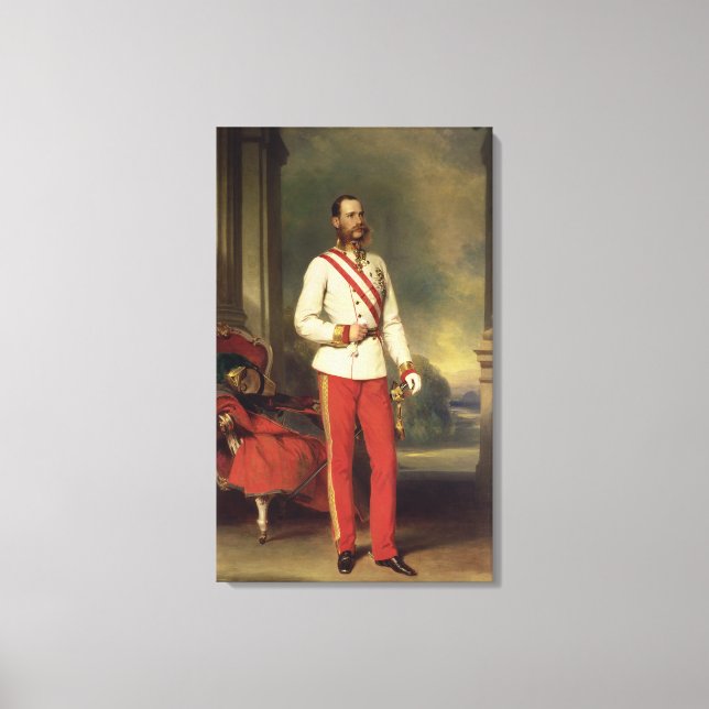 Franz Joseph I, Emperor of Austria 2 Canvas Print (Front)