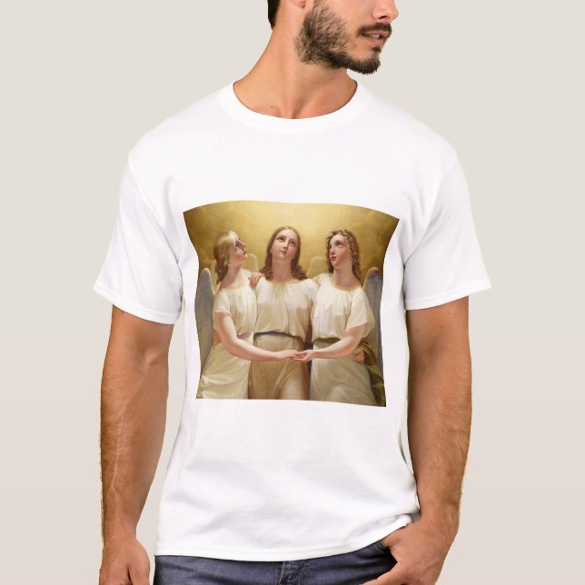 Franz Kadik - Three Angels - 1822 - Painting T-Shirt (Front)