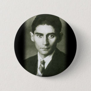 franz kafka 6 cm round badge