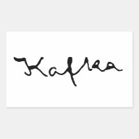Franz Kafka signature
