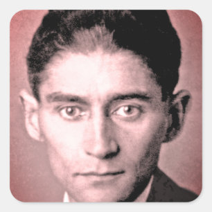 Franz Kafka Square Sticker