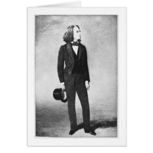Franz Liszt (1811-86) 1856 (litho) (b/w photo)