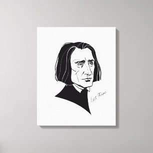 Franz Liszt Canvas Print