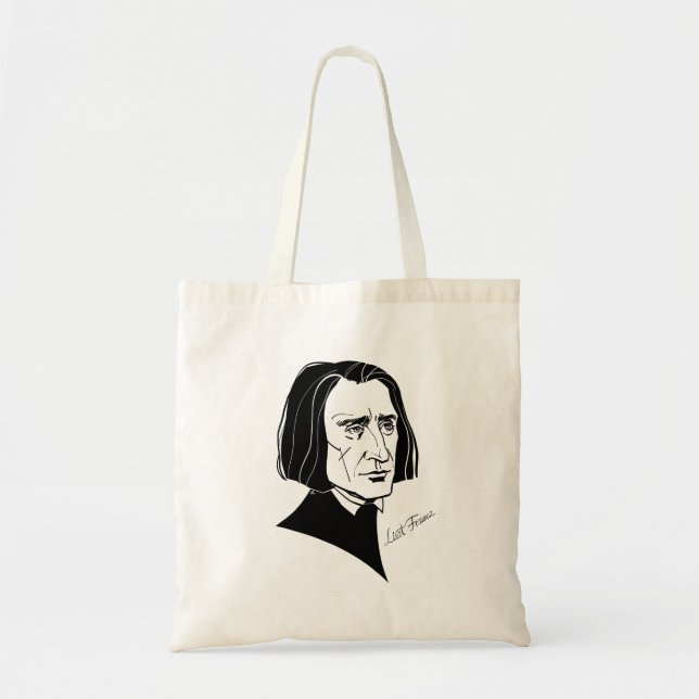 Franz Liszt Tote Bag (Front)