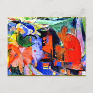 Franz Marc - Abstract Forms II Postcard