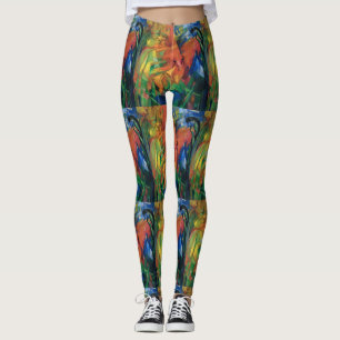 Franz Marc Animals in a Landscape Colourful Women' Leggings