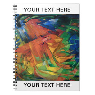 Franz Marc Animals in a Landscape Personalised Notebook