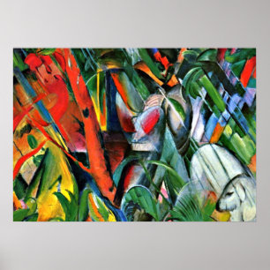 Franz Marc art: In the Rain Poster