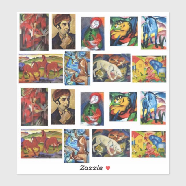 Franz Marc Art Paintings (Sheet)