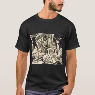 Franz Marc Art s Red and Blue Horse Franz Marc T-Shirt