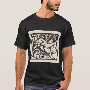Franz Marc Art s Siberian Dogs in the Snow Franz M T-Shirt