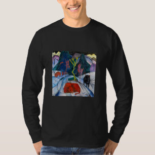 Franz Marc Bison in winter (red bison) (1913) pain T-Shirt