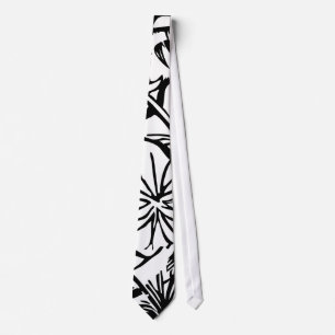 Franz Marc - Black and White Tiger - Abstract Art Tie