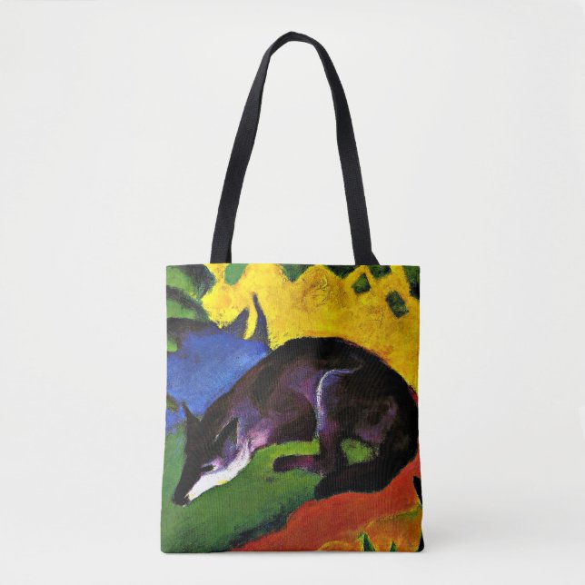 Franz Marc - Blue Fox Tote Bag (Front)