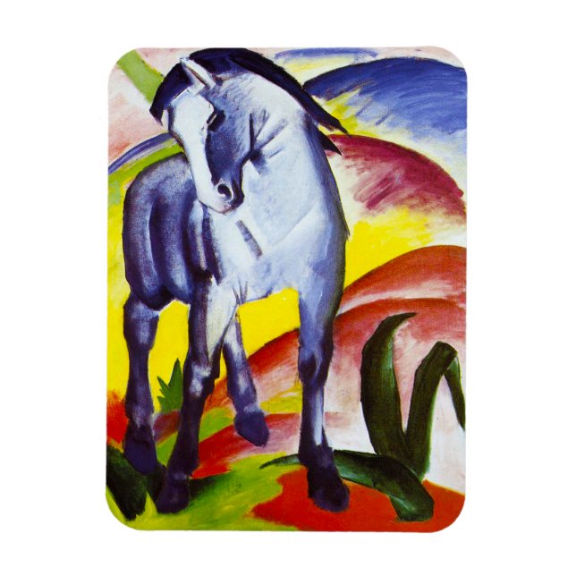 Franz Marc Blue Horse Magnet (Vertical)