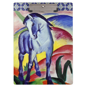 Franz Marc Blue Horse Vintage Fine Art Painting Clipboard