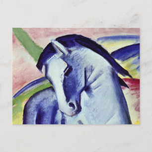 Franz Marc Blue Horse Vintage Fine Art Painting Postcard