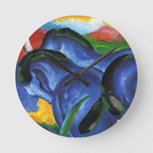 Franz Marc Blue Horses Clock