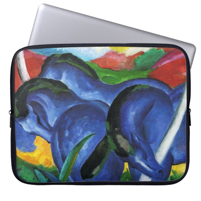 Franz Marc Blue Horses Laptop Sleeve (Front)