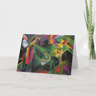 Franz Marc- Deer in a Monastery Garden Card