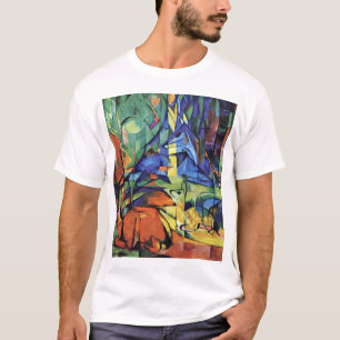 Franz Marc - Deer in the forest (II) T-Shirt