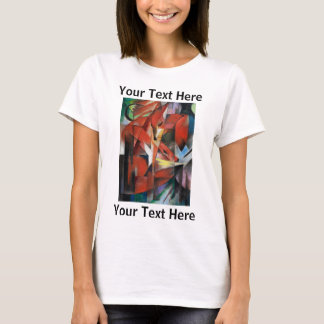 Franz Marc Famous Painting The Foxes T-Shirt