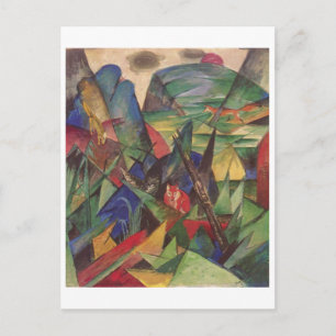 Franz Marc - Foxes 1913 Oil Canvas Red Fox Sly Postcard