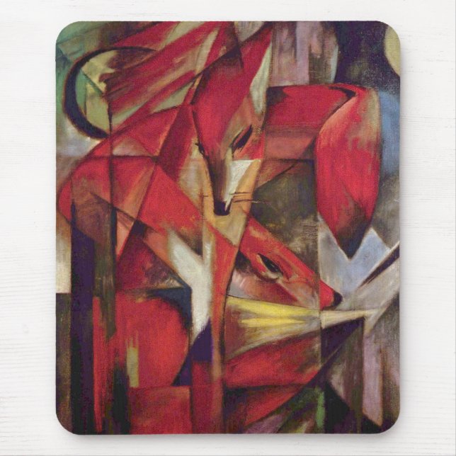 Franz Marc - Foxes Mouse Mat (Front)