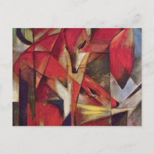 Franz Marc - Foxes Postcard
