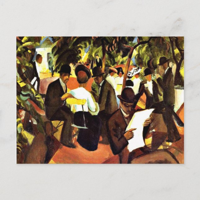 Franz Marc - Garden Restaurant Postcard (Front)