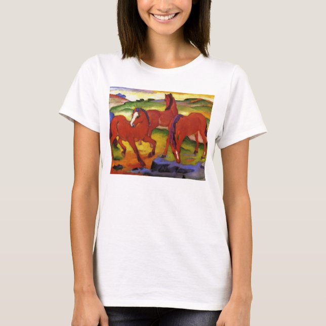 Franz Marc Grazing Horses T-shirt (Front)