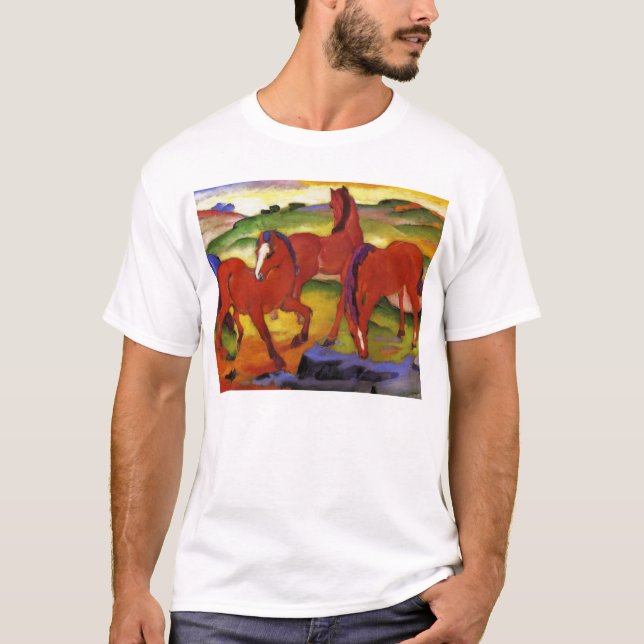 Franz Marc Grazing Horses T-shirt (Front)