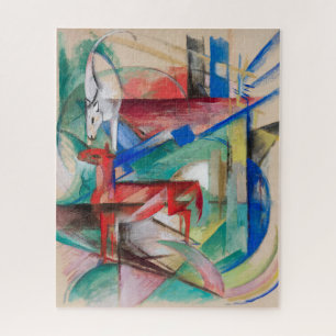 Franz Marc Landscape with Animals Jigsaw Puzzle