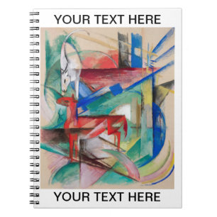 Franz Marc Landscape with Animals Personalised Notebook