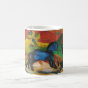 Franz Marc - Little Blue Horse 1912 Oil Canvas Coffee Mug